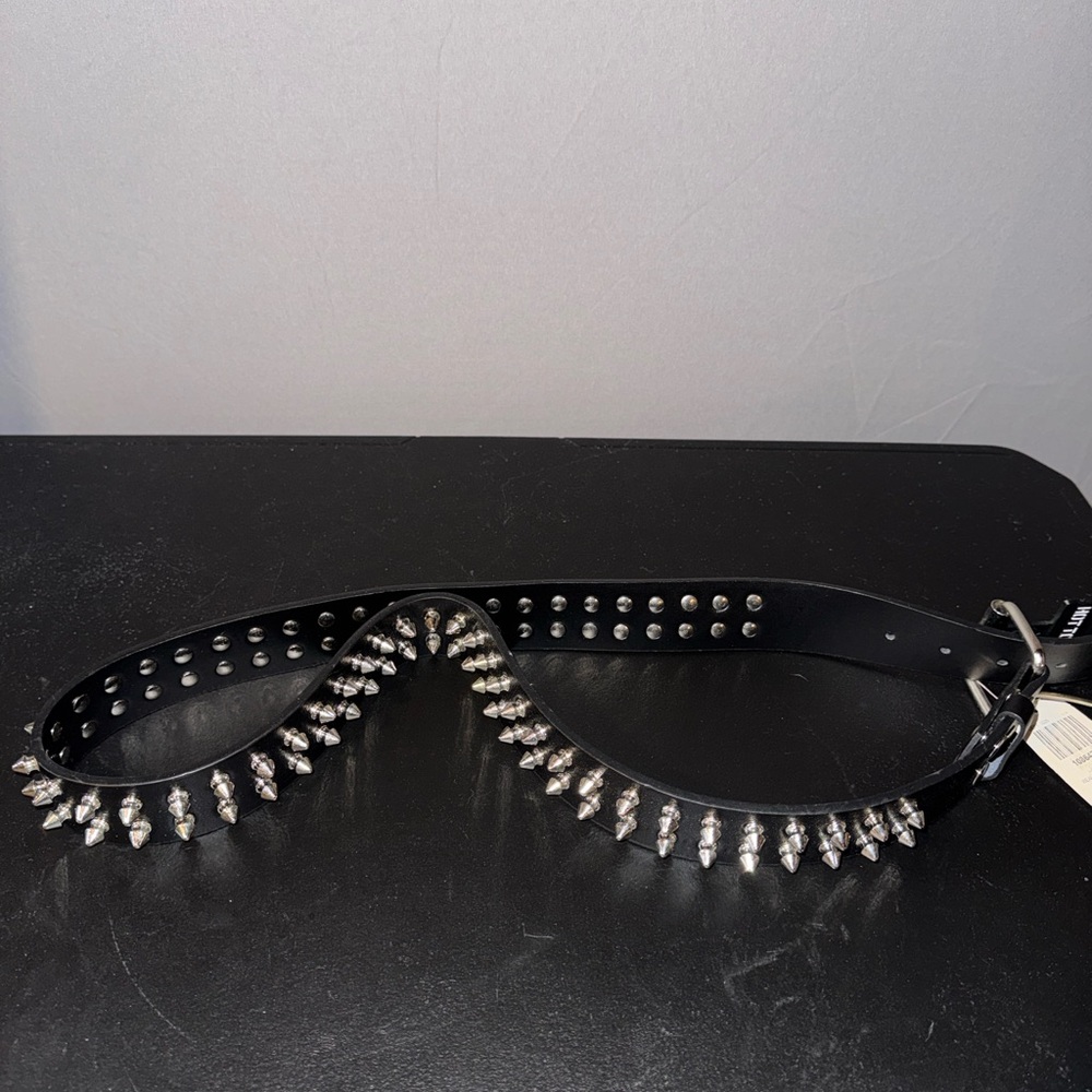 Hot Topic Black Spiked Belt